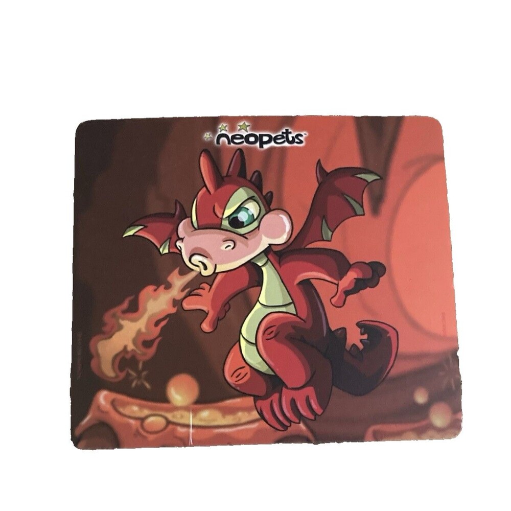Neopets 2004 Computer Accessories Mouse Pad Vintage ONLY Preowned VGC